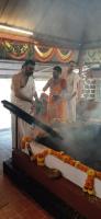 Sharadiya  Navaratri 2020  Day 8 (24.10.2020) – Karla – Samuhik Chandika Homa  performed on behalf of Yajamana-s